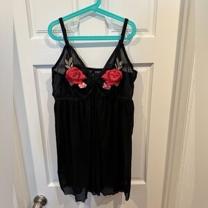 Torrid Rose Mesh Babydoll